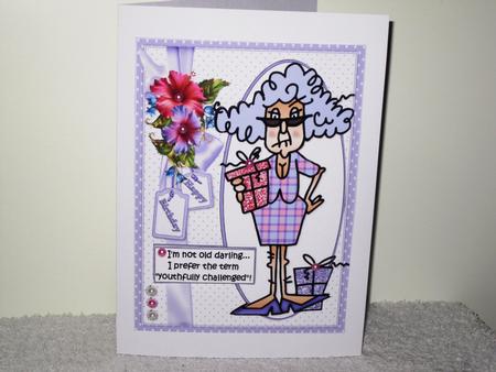Stella is Youthfully Challenged Quick Card by Wayne Swan