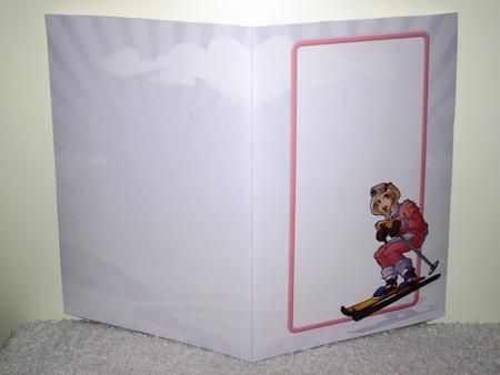 Skier Dudess Insert by Wayne Swan