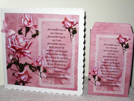 8x8 Verse for My Love with Roses Mini Kit by Wayne Swan