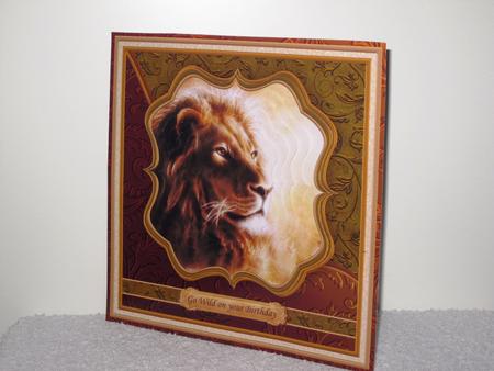 Lion Head Portrait 7.5 Pyramage Mini Kit by Wayne Swan