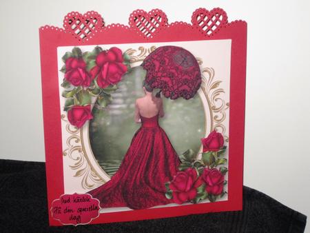 Parasol & Roses by Wayne Swan