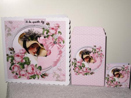 8x8 Vintage Mother with Flowers 2 Mini Kit by Wayne Swan