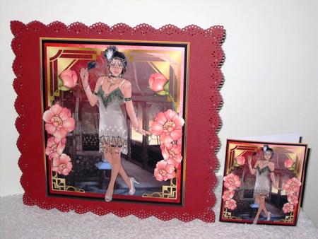 Stunning Flapper Lady No27 Mini Kit by Wayne Swan