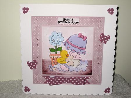Bonnet Girl 7x7 Card Mini Kit by Wayne Swan