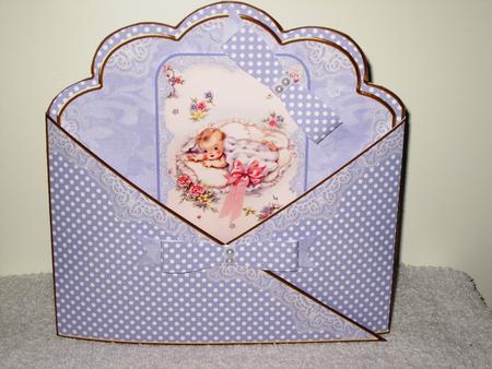 Baby Boy Blue Cross Faux Pocket Cf Mini Kit by Wayne Swan