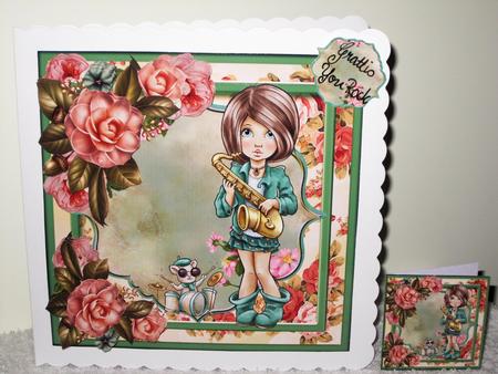 The Little Musician Card Front Kit by Wayne Swan