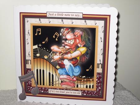 Have a Rockin Birthday Male Decoupage 8x8 Mini Kit by Wayne Swan