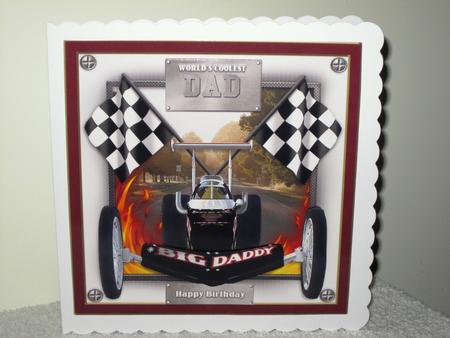 Big Daddy 8x8 Card Front Kit by Wayne Swan