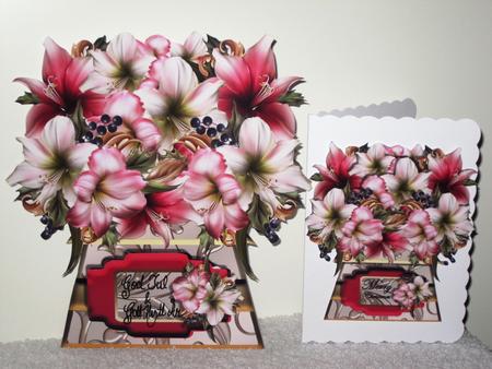 Hand-tied Bouquet - Festive Amaryllis - Mini Kit by Wayne Swan