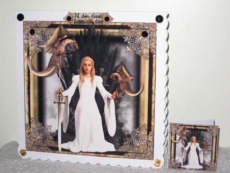 The Dragon Lady Card Front Kit by Wayne Swan