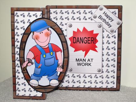 Man at Work (easier to Cut Version) by Wayne Swan