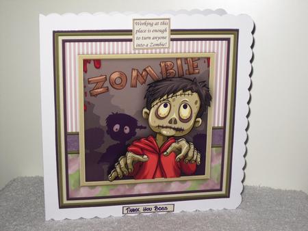 Walking Dead Zombie Birthday Get Well Fathers Day Mini Kit by Wayne Swan
