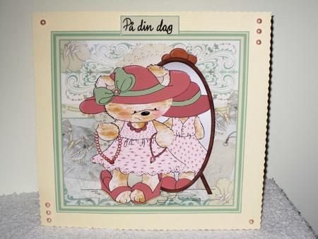 Decisions Which One 7.5 X7.5 Card and Decoupage by Wayne Swan