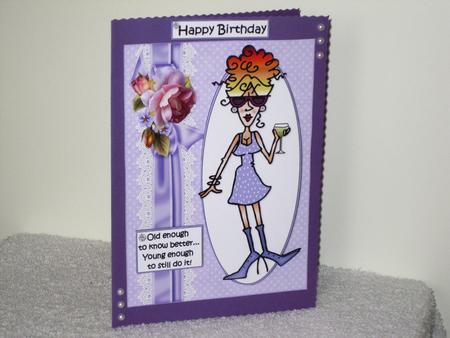 Rita is Old Enough to Know Better Quick Card by Wayne Swan
