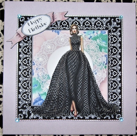 Elegant Lady Card Front 12 by Wendy De Winter