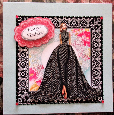 Elegant Lady Card Front 13 by Wendy De Winter