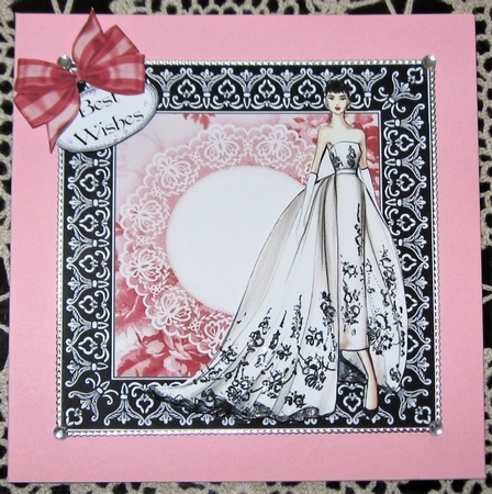 Elegant Lady Card Front 18 by Wendy De Winter