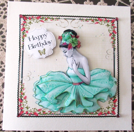 Ballet Card Front 3 by Wendy De Winter