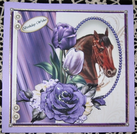 Mini  Kit  Victorian  Brown  Horse by Wendy De Winter