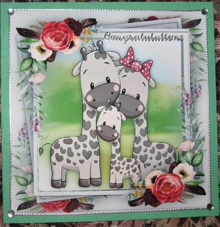 Lovely Giraffe Family  by Wendy De Winter