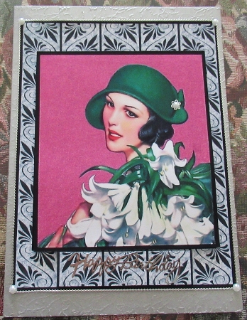 A4 Lily -art-deco by Wendy De Winter