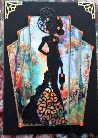 Art Deco Watercolour Stacker SCENES 1 by Wendy De Winter