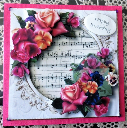 Summer Bouquet & Sheet Music by Wendy De Winter