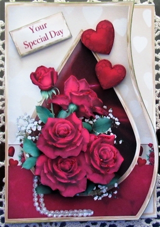 True Love - Curved Edge Card Mini Kit by Wendy De Winter