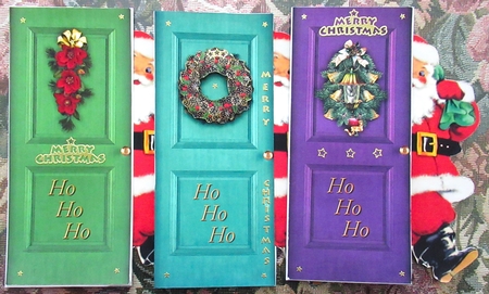Santa Doorway by Wendy De Winter
