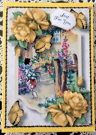 Victorian Garden & Roses 2 A5 by Wendy De Winter