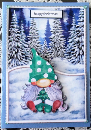   A5 Christmas Gnome 3   by Wendy De Winter