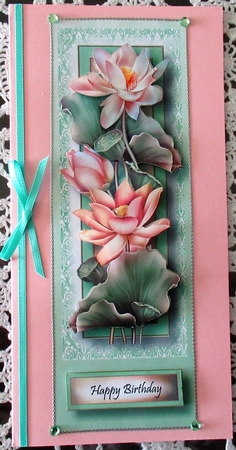Floral Lge DL - Lotus by Wendy De Winter