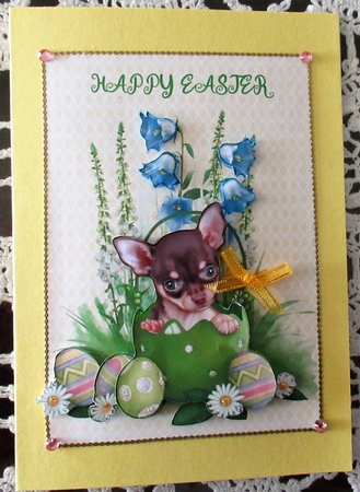 Easter Pup by Wendy De Winter