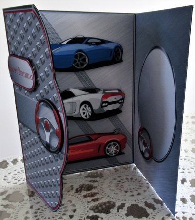 Sports Cars - Wrapover Card Mini Kit by Wendy De Winter