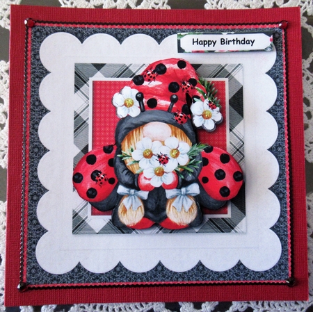  Lady Bug Gnome Mini Kit by Wendy De Winter