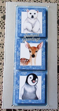 Lge DL Christmas Trio - Winter Friends by Wendy De Winter