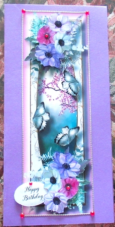 Blooms & Butterflies - Shades Of Spring Large DL by Wendy De Winter
