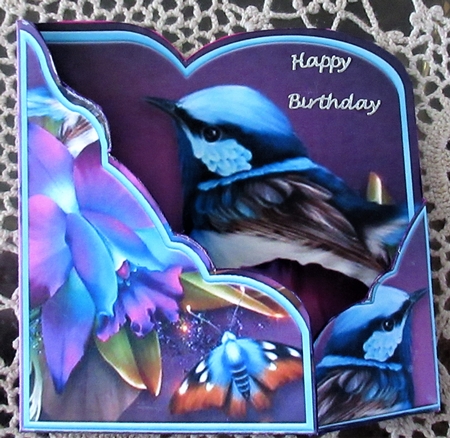 Wrap Around Gatefold Birds Mini Kit #3 by Wendy De Winter