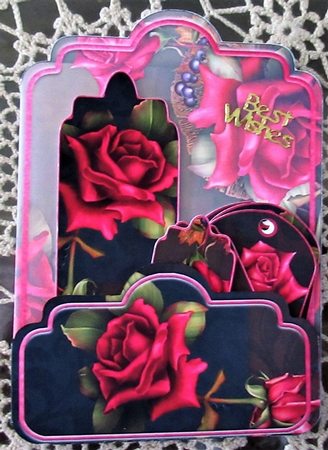 Shaped Pocket Front Card Flowers Mini Kit #3 by Wendy De Winter