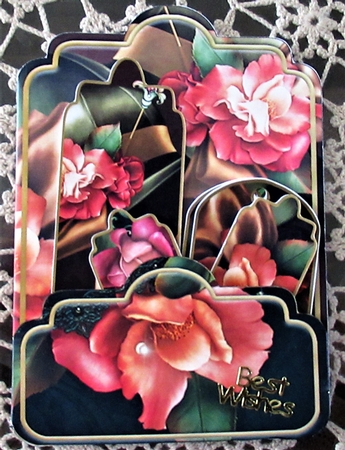 Shaped Pocket Front Card Flowers Mini Kit #4 by Wendy De Winter