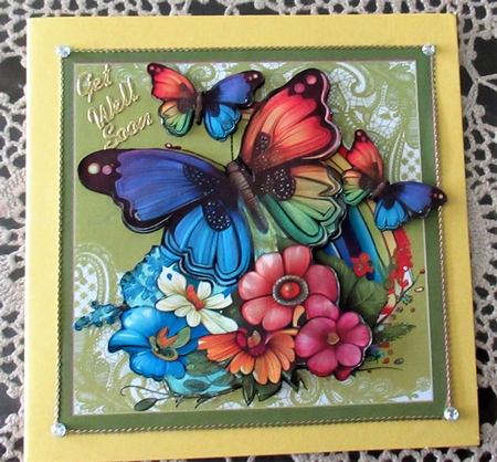 rainbow butterfly 4 by Wendy De Winter