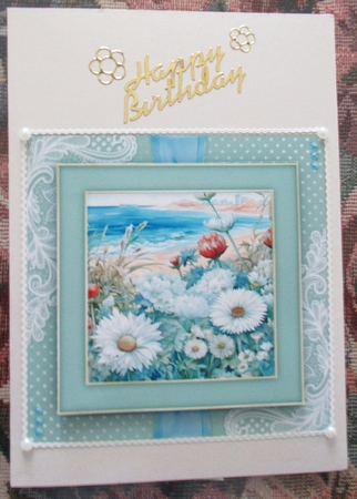 Pretty Seaside Flowers Toppers No.9 by Wendy De Winter