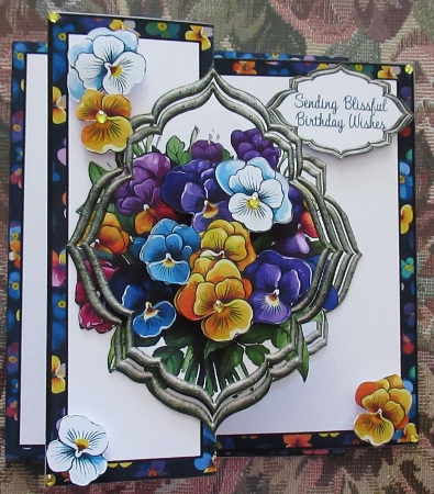 Pretty Pansy Birthday Bouquet by Wendy De Winter