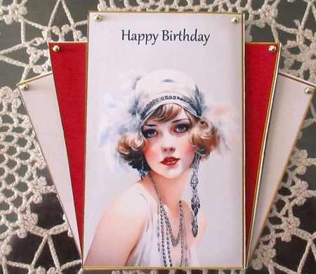 Art Deco Stand Up Card 01 Mini Kit by Wendy De Winter