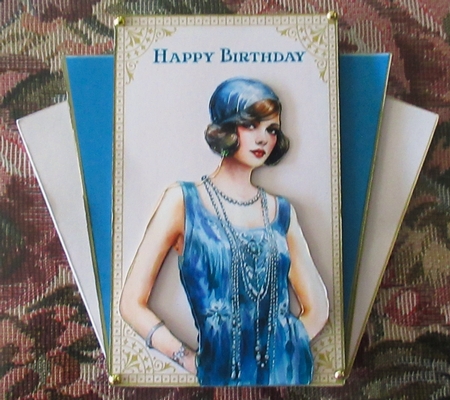 Art Deco Stand Up Card 03 Mini Kit by Wendy De Winter