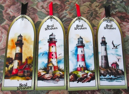 Lighthouse Bookmarks by Wendy De Winter