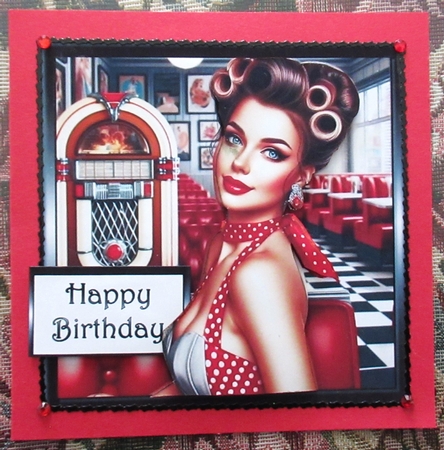 Pin Up Diner Girl  3 by Wendy De Winter
