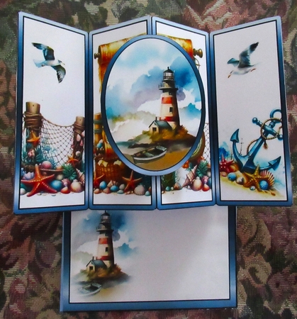Gatefold pop-out All at sea by Wendy De Winter