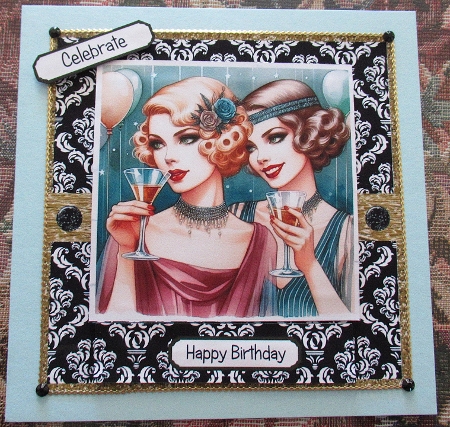 Art Deco Lady Birthday 2 by Wendy De Winter