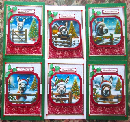 HAPPY CHRISTMAS DONKEY by Wendy De Winter